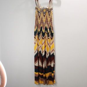 Summer Flowy Mustard Dress